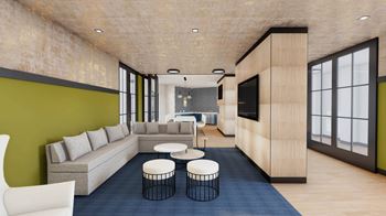 Reimagined resident lounge, party room and entertainment spaces coming soon